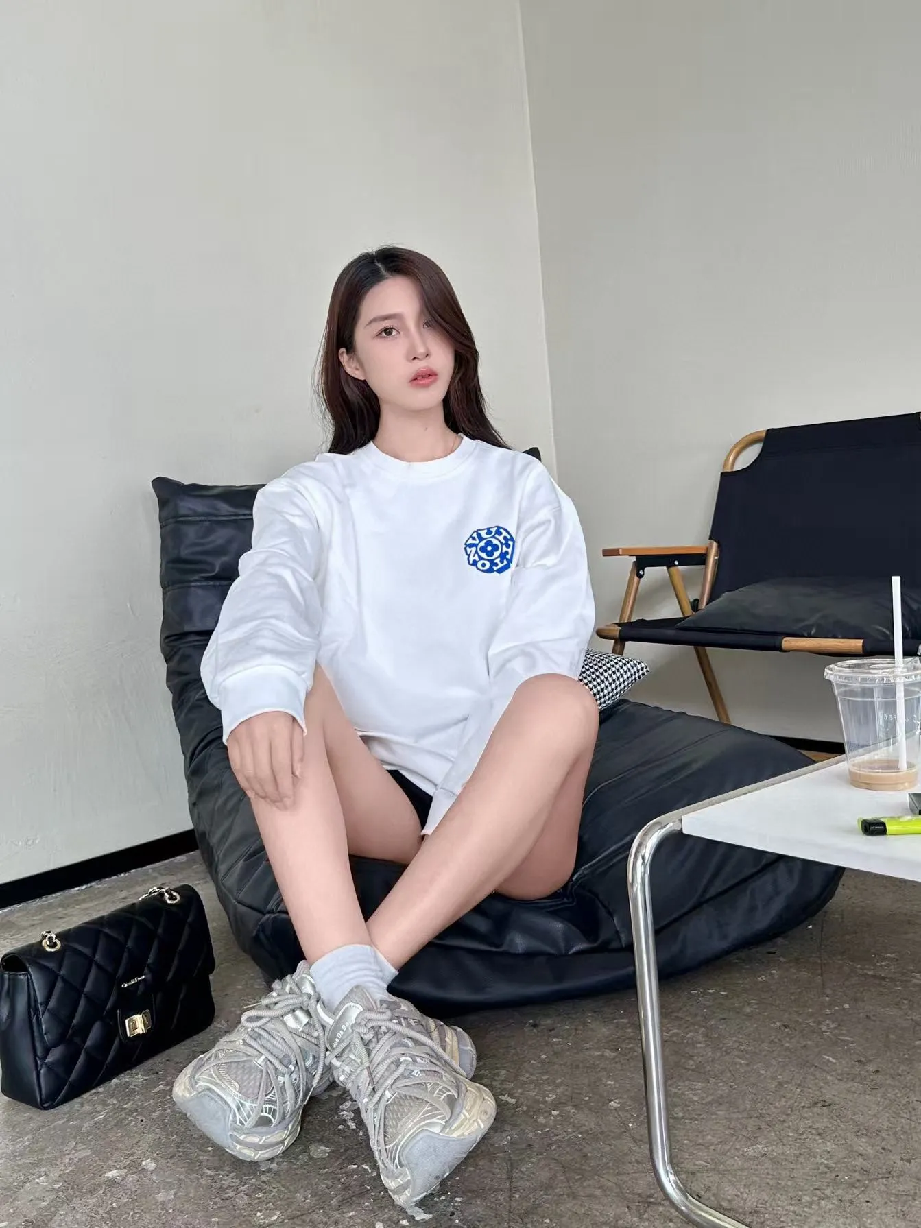 Louis Vuitton/ 25Fw Blue logo